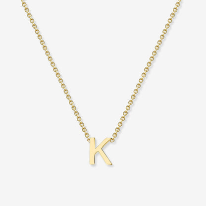 Collana iniziale placcata oro 14k